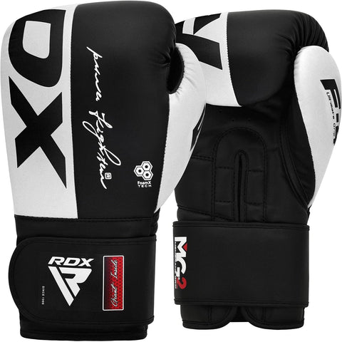 RDX F4 Gants de Boxe Sparring Crochet et Boucle