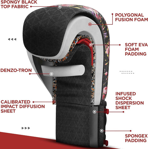 RDX FL5 Gants de Boxe Florals pour Femmes