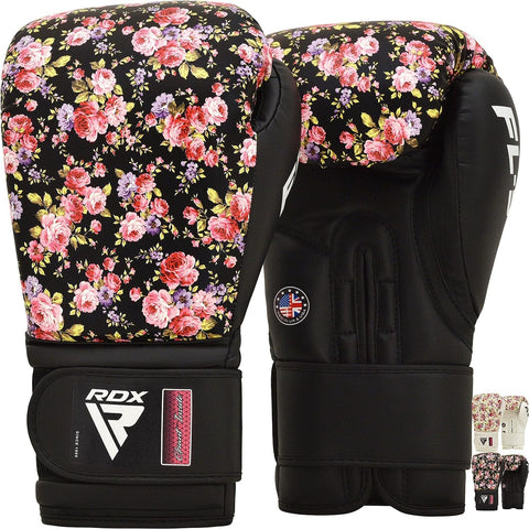 RDX FL5 Gants de Boxe Florals pour Femmes