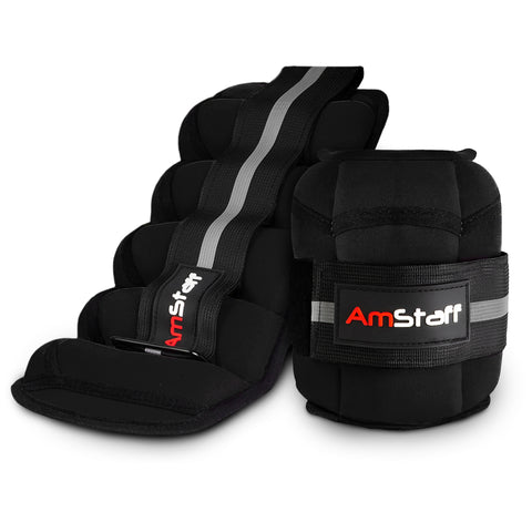 AmStaff Fitness Adjustable Ankle Weights - Pair