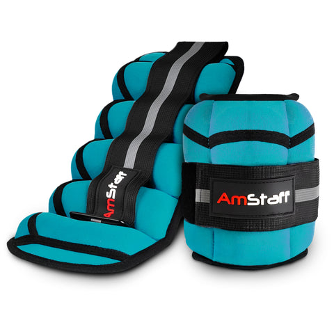 AmStaff Fitness Adjustable Ankle Weights - Pair