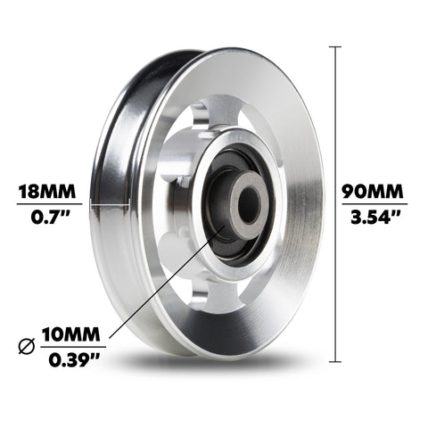 AmStaff Fitness Aluminum Pulley Wheels