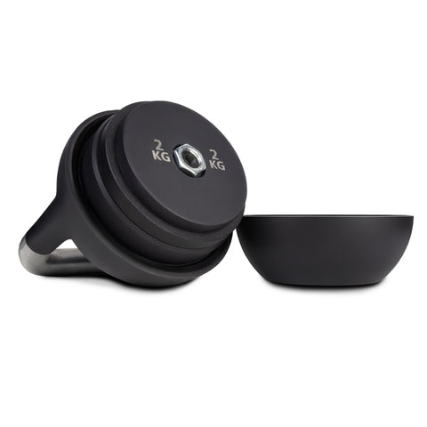 Kettlebell de compétition réglable AmStaff Fitness (12-32 kg)