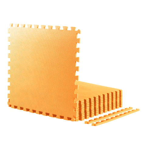 Blush Orange Heavy-Duty Interlocking Foam Mat