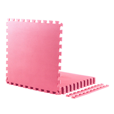 Pink Heavy-Duty Interlocking Foam Mat