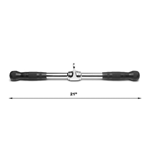 Revolving Straight Bar Attachment - Rubber Grip