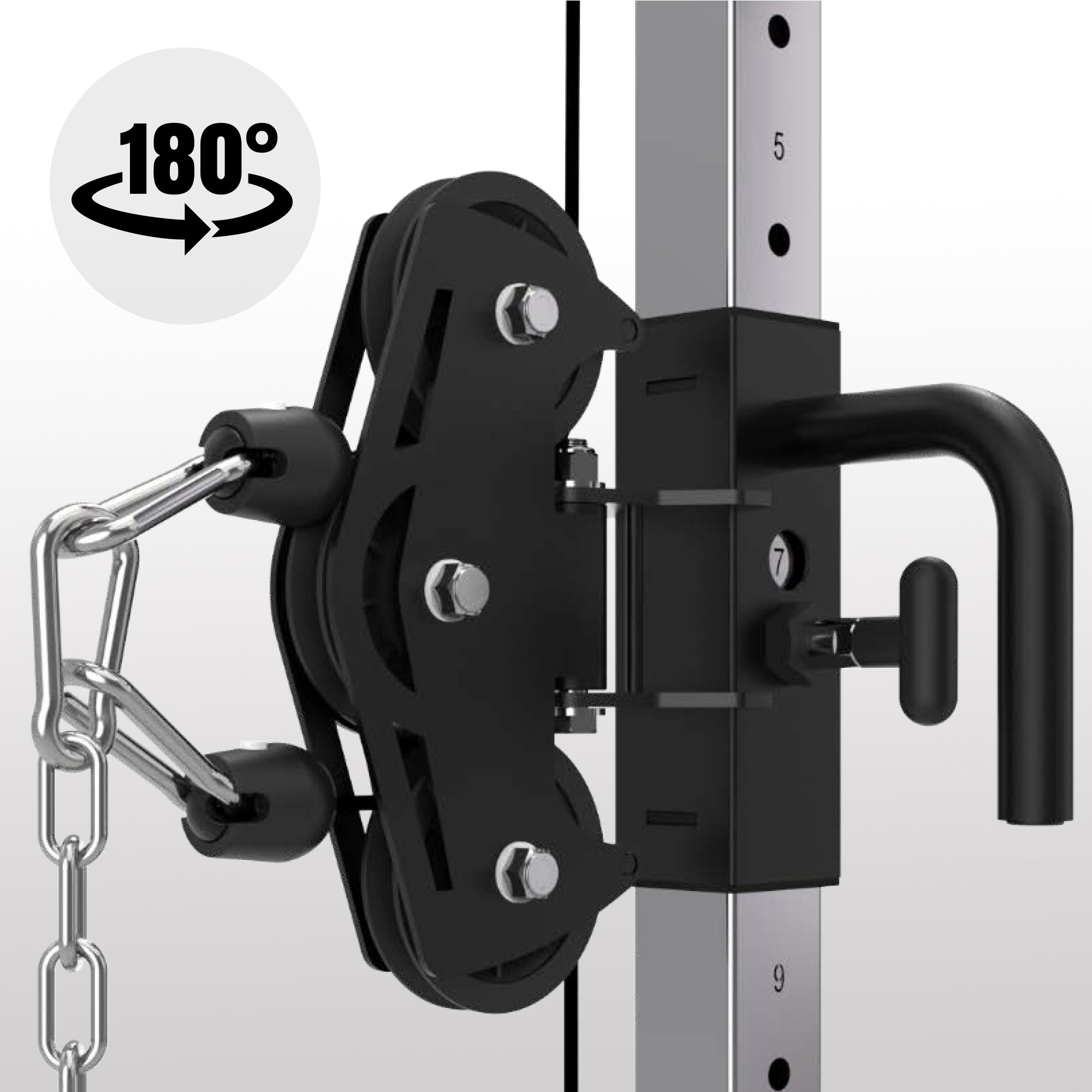 180-Degree Swivel Pulley