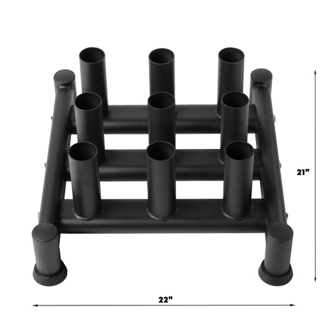 AmStaff Fitness DF-7463 Étagère de rangement commerciale à 9 barres
