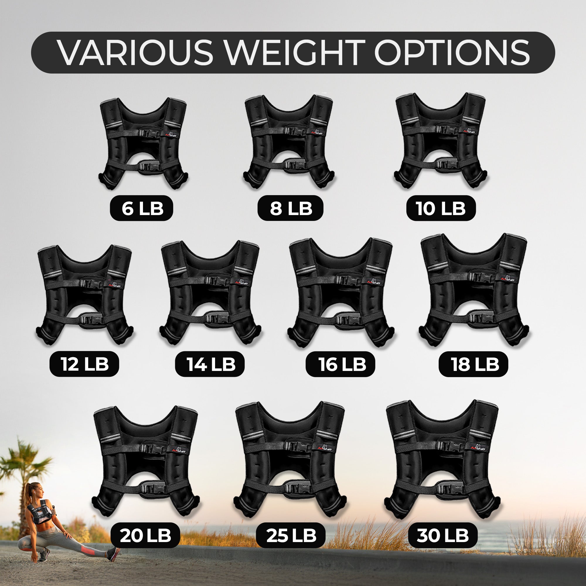 Various Weight Options