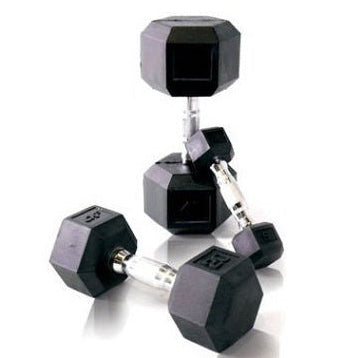 Rubber Coated Hex Dumbbell