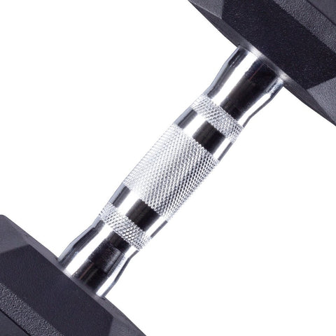 5 - 30lbs Premium PVC Dumbbell Set with 6-Pair Dumbbell Rack