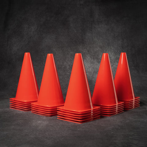 30 cônes marqueurs - 9 po
