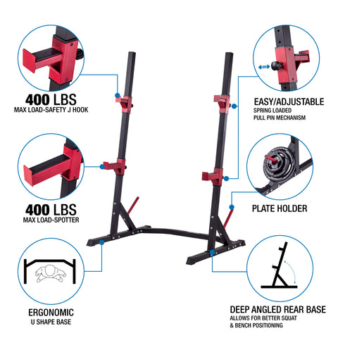 AmStaff TR057D Squat/Press Rack