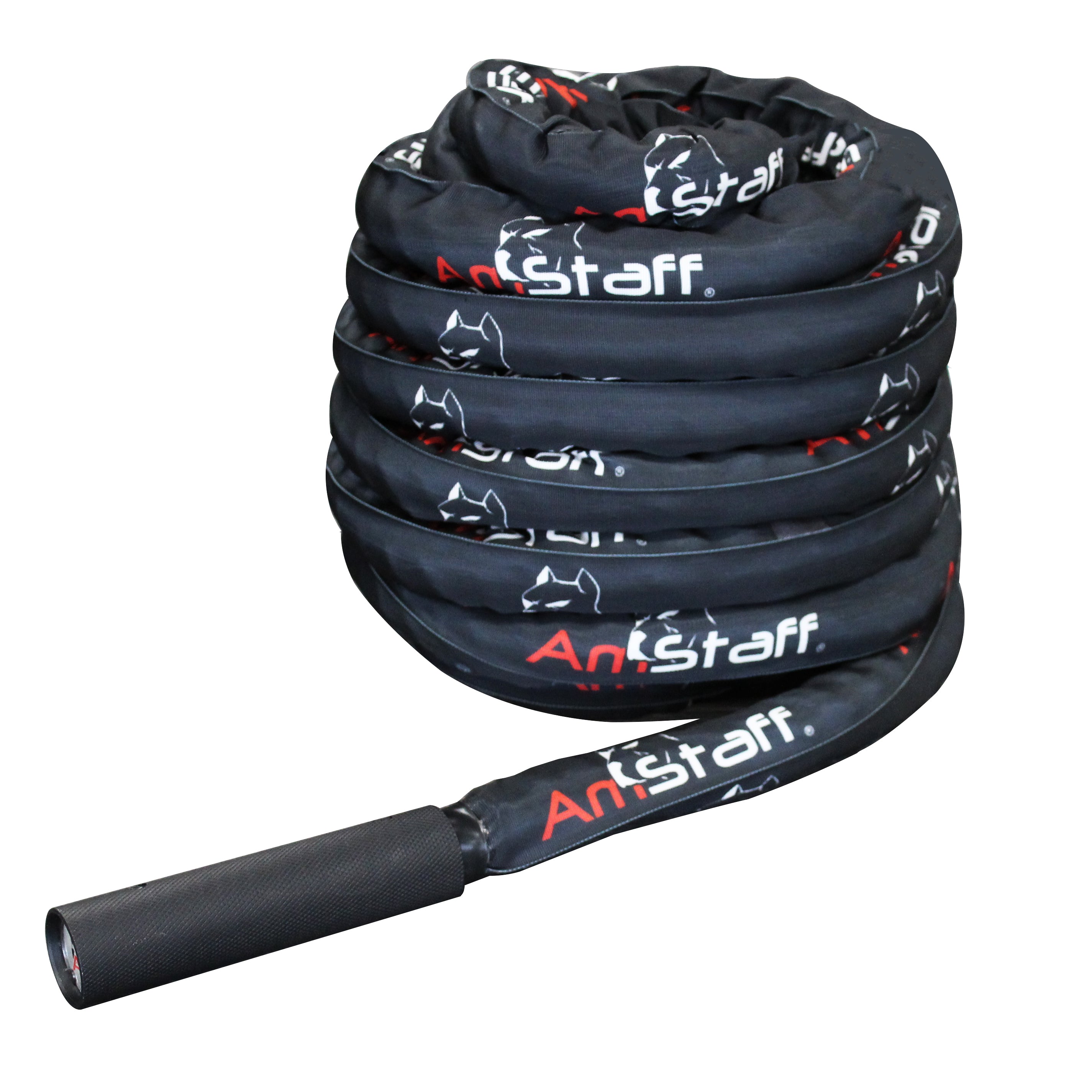 AmStaff Fitness 50' Premium Undulation Rope / Battle Rope with Sleeve 1.5