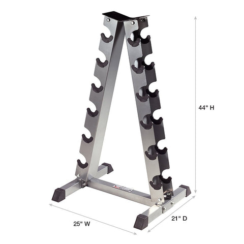 AmStaff TR040 6-Pair Vertical Dumbbell Rack