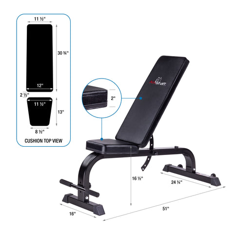 AmStaff TS015B Adjustable Bench