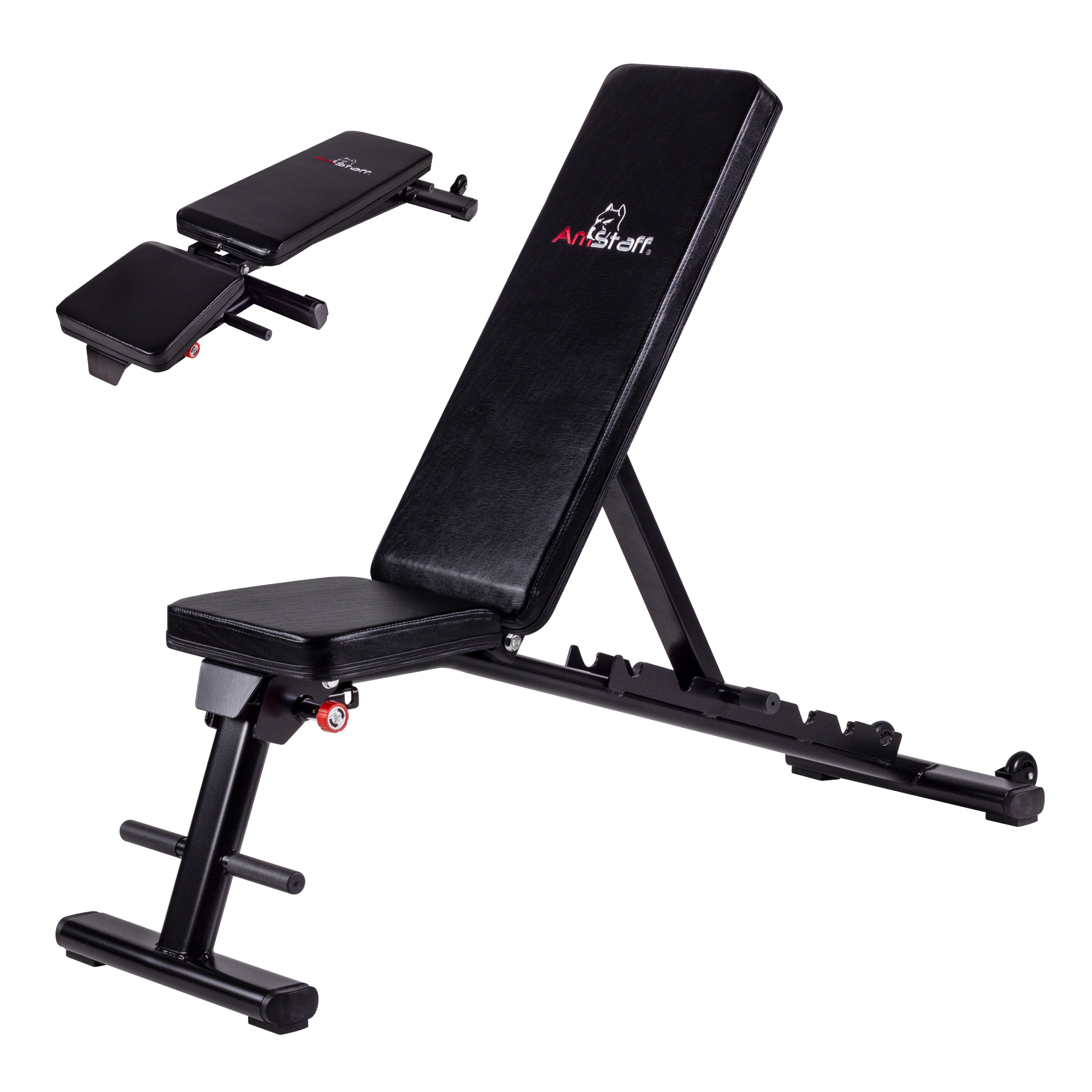 AmStaff Fitness TT1104 Multi-FID Folding Bench – Fitness Avenue