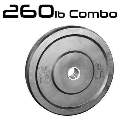 Ensemble de plaques de poids pour pare-chocs de 260 lb, 2 pouces