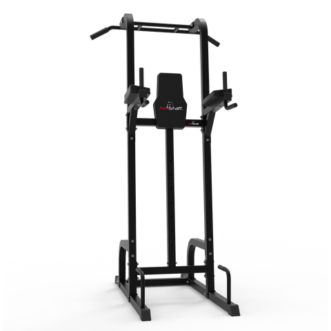 AmStaff DF2421 Power Tower Vertical Knee Raise Dip Station w/ Situp Bench