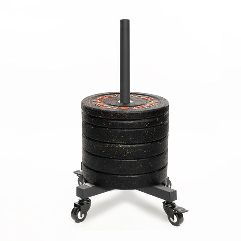 AmStaff Fitness DF-7481 Support de rangement pour plaque de pare-chocs verticale mobile
