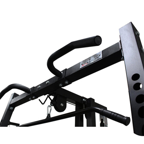AmStaff TP007 Half Rack System with Lat/Pull Down Attachment