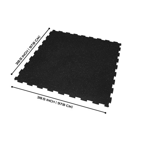 Tapis en caoutchouc emboîtable 40" x 40" x 10mm