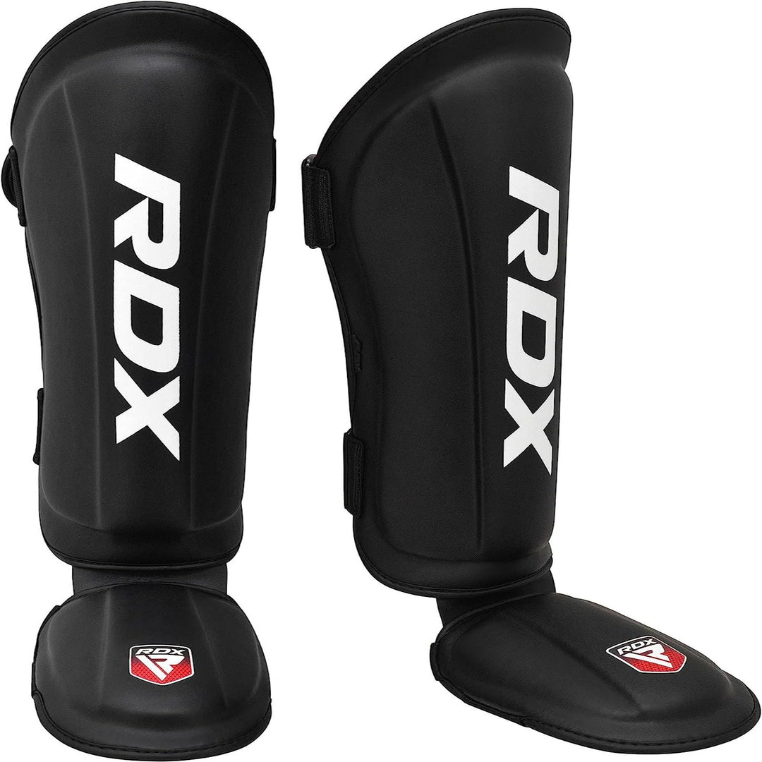 RDX T1 Leather Shin Instep Guards Fitness Avenue
