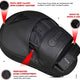 RDX T15 Noir Curved Boxing Training Punch Mitts
