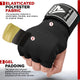 RDX est des gants intérieurs rembourrés de gel avec dragonne à crochet et boucle pour la protection des articulations