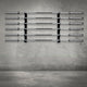 AmStaff Fitness TR305B Support de rangement pour barres de montage mural