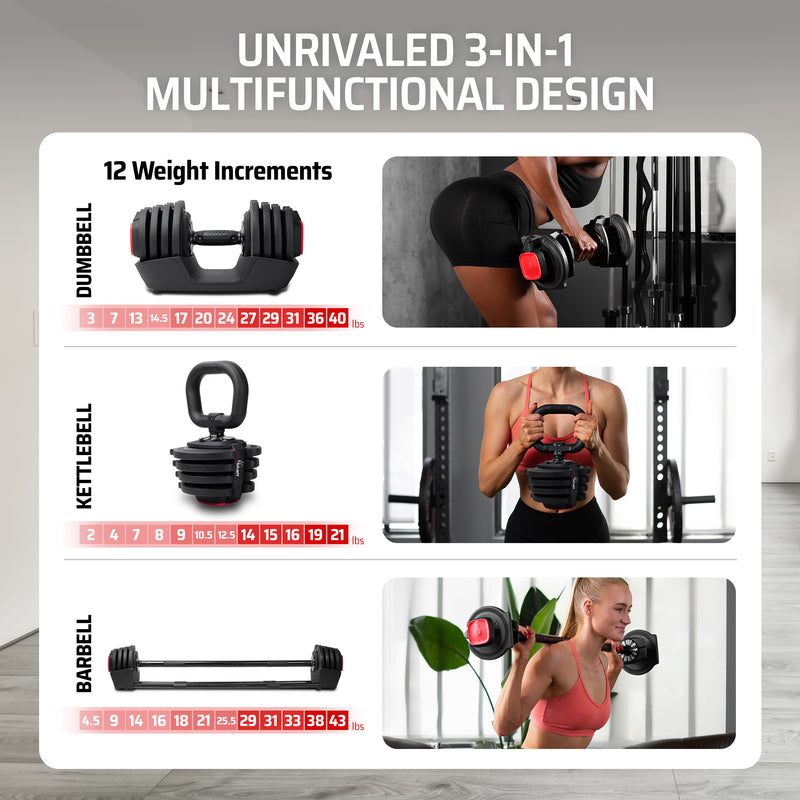 12 Weight Increments