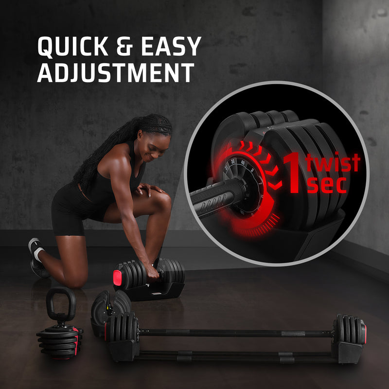 One-Second Twist Adjustment