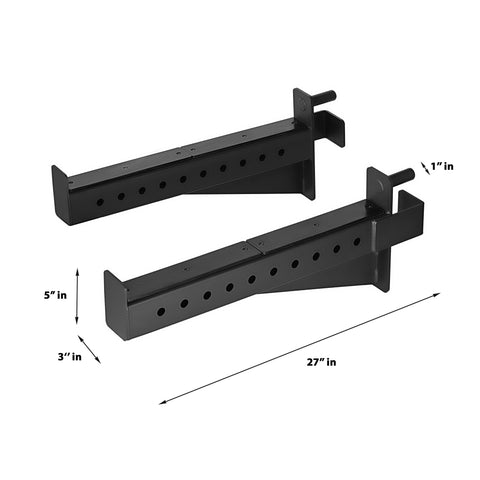 Set of Safety Spotter Arms - 3" x 3"