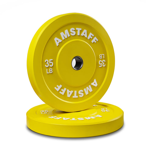 AmStaff Fitness Coloured Bumper Plates
