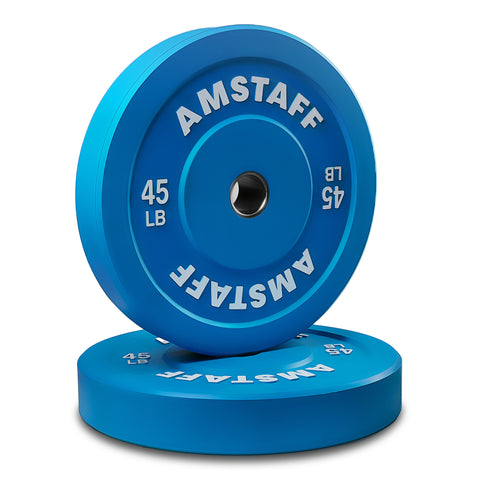 AmStaff Fitness Coloured Bumper Plates