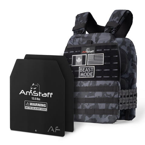 AmStaff Fitness Tactical Weighted Vest