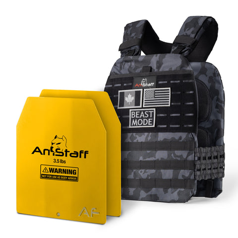 AmStaff Fitness Tactical Weighted Vest