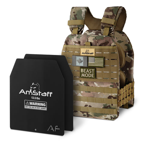 AmStaff Fitness Tactical Weighted Vest