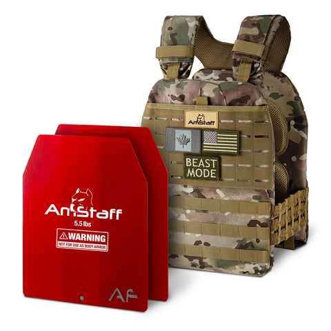 AmStaff Fitness Tactical Weighted Vest