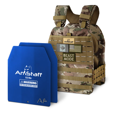 AmStaff Fitness Tactical Weighted Vest