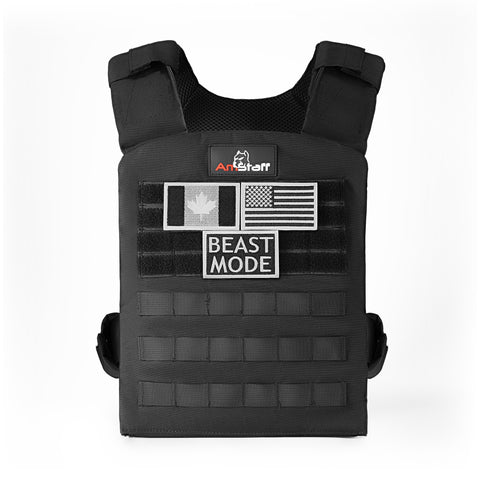 quick release adjustable tactical weighted vest