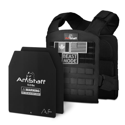 AmStaff Tactical Weighted Vest - Quick Release Fitted Style