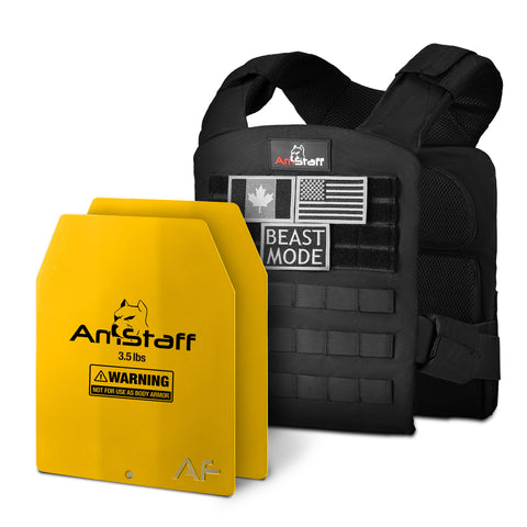 AmStaff Tactical Weighted Vest - Quick Release Fitted Style