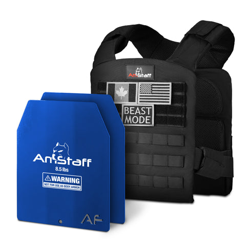 AmStaff Tactical Weighted Vest - Quick Release Fitted Style