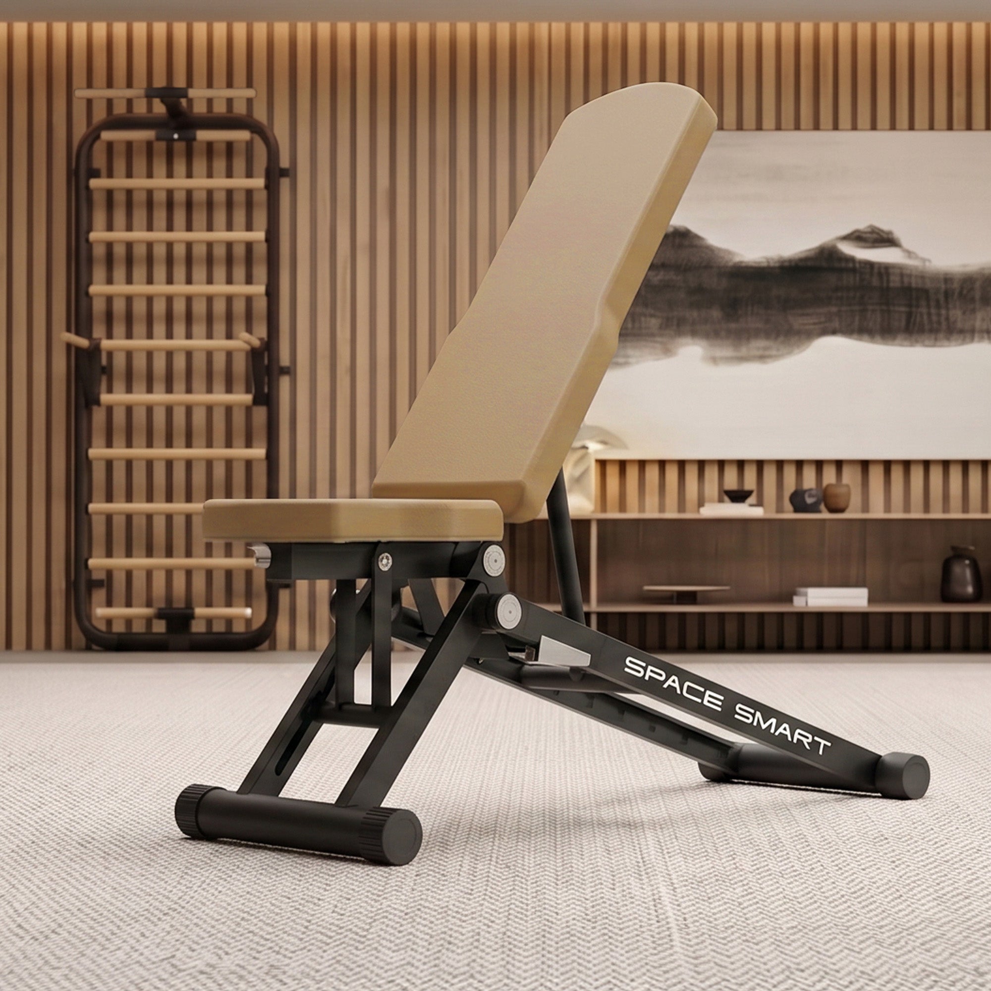 Banc de musculation pliable et réglable SpaceSmart