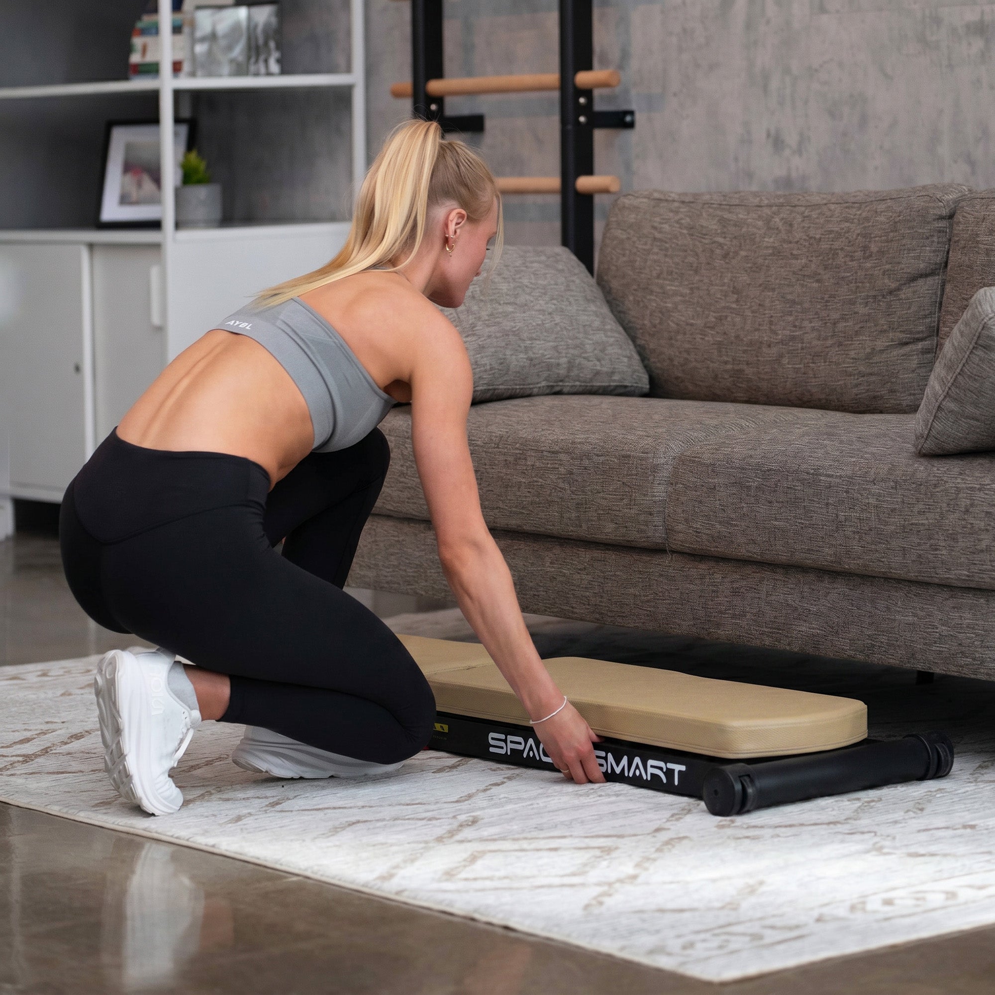 Banc de musculation pliable et réglable SpaceSmart