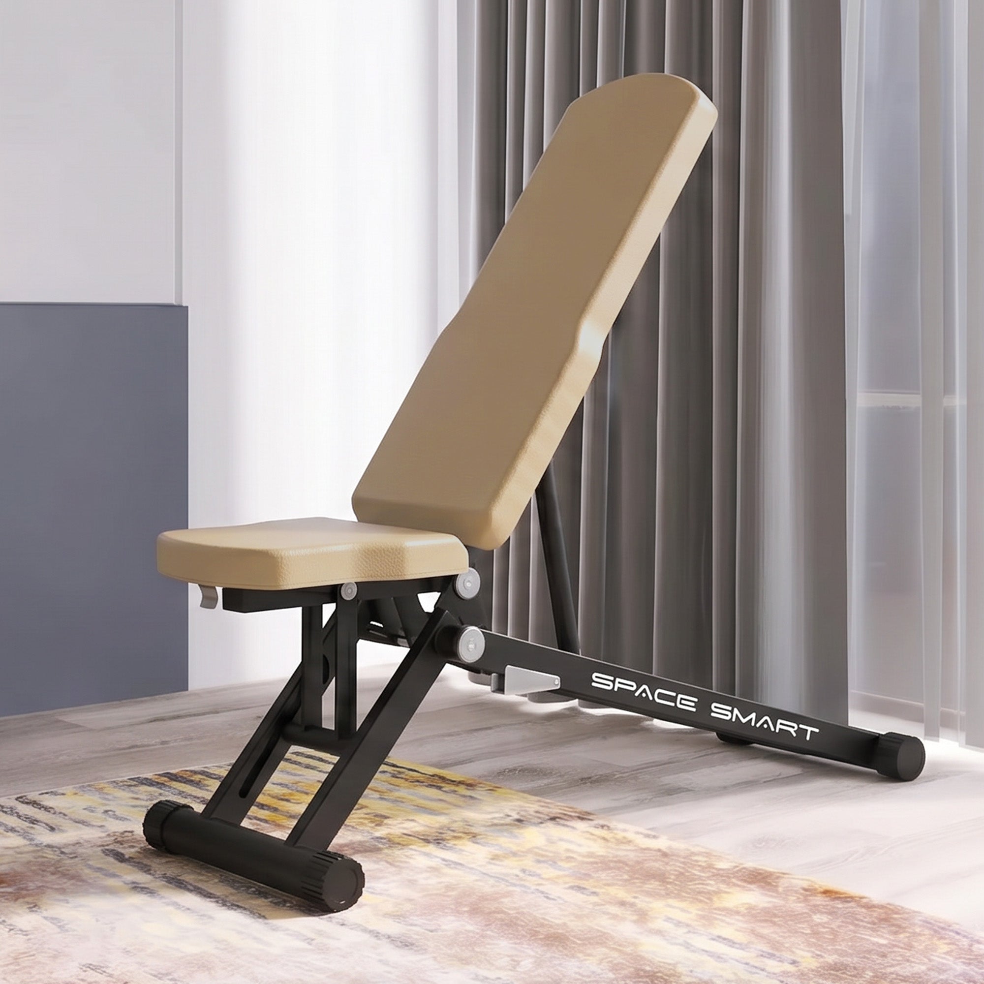 Banc de musculation pliable et réglable SpaceSmart