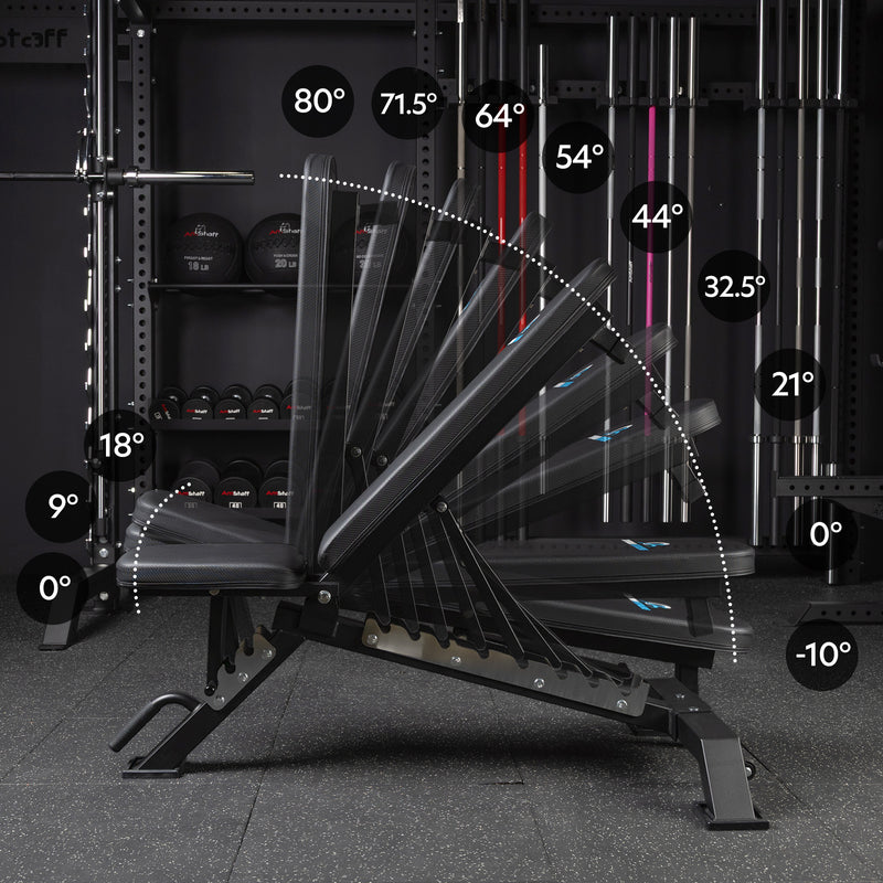 9-Angle Backrest and 3-Angle Seat Pad