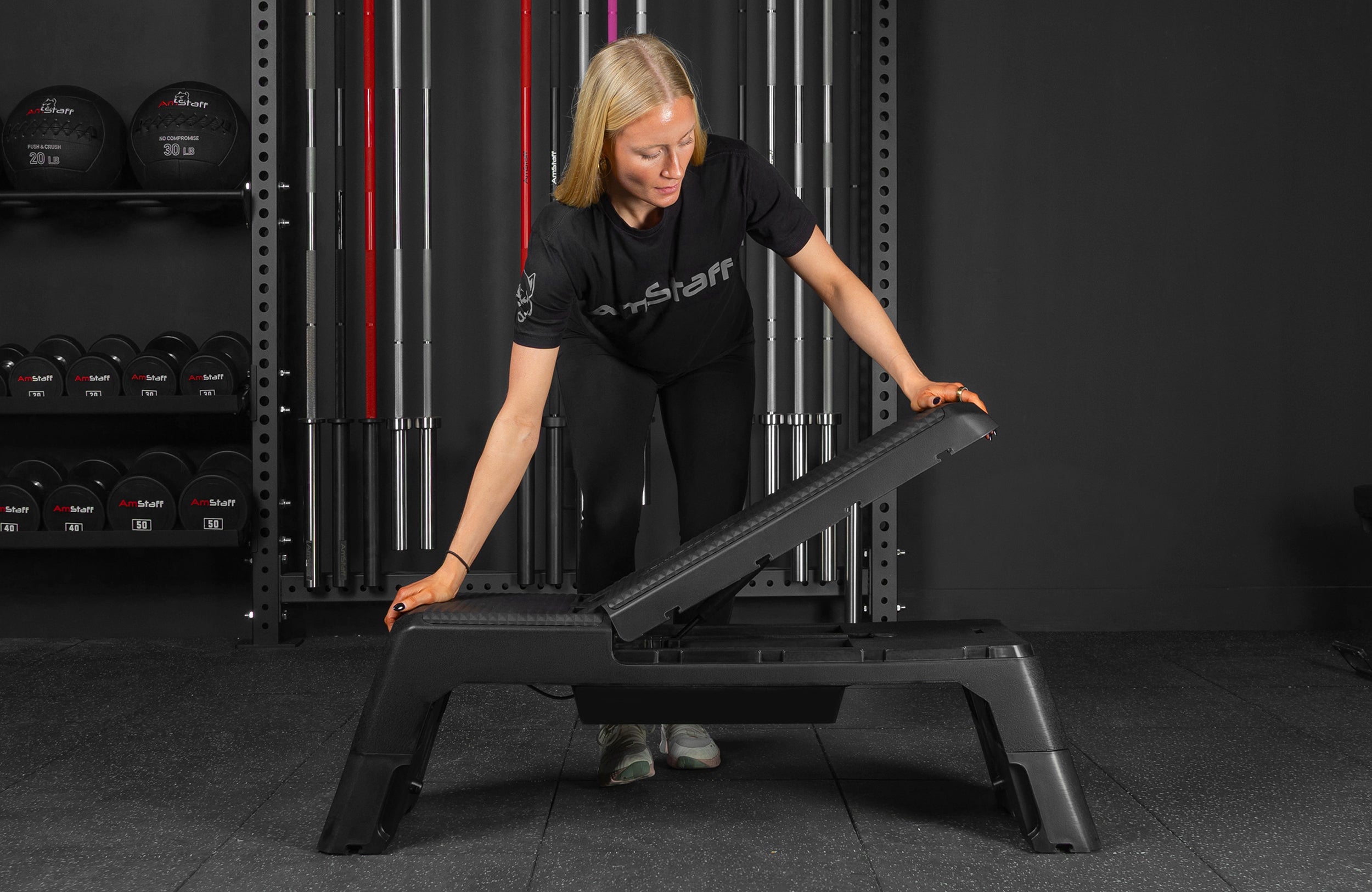 スポーツ・フィットネス Intermediate MatworkRepertoire4thEdition AmStaff Fitness Aerobic Stepper Bench – Fitness Avenue