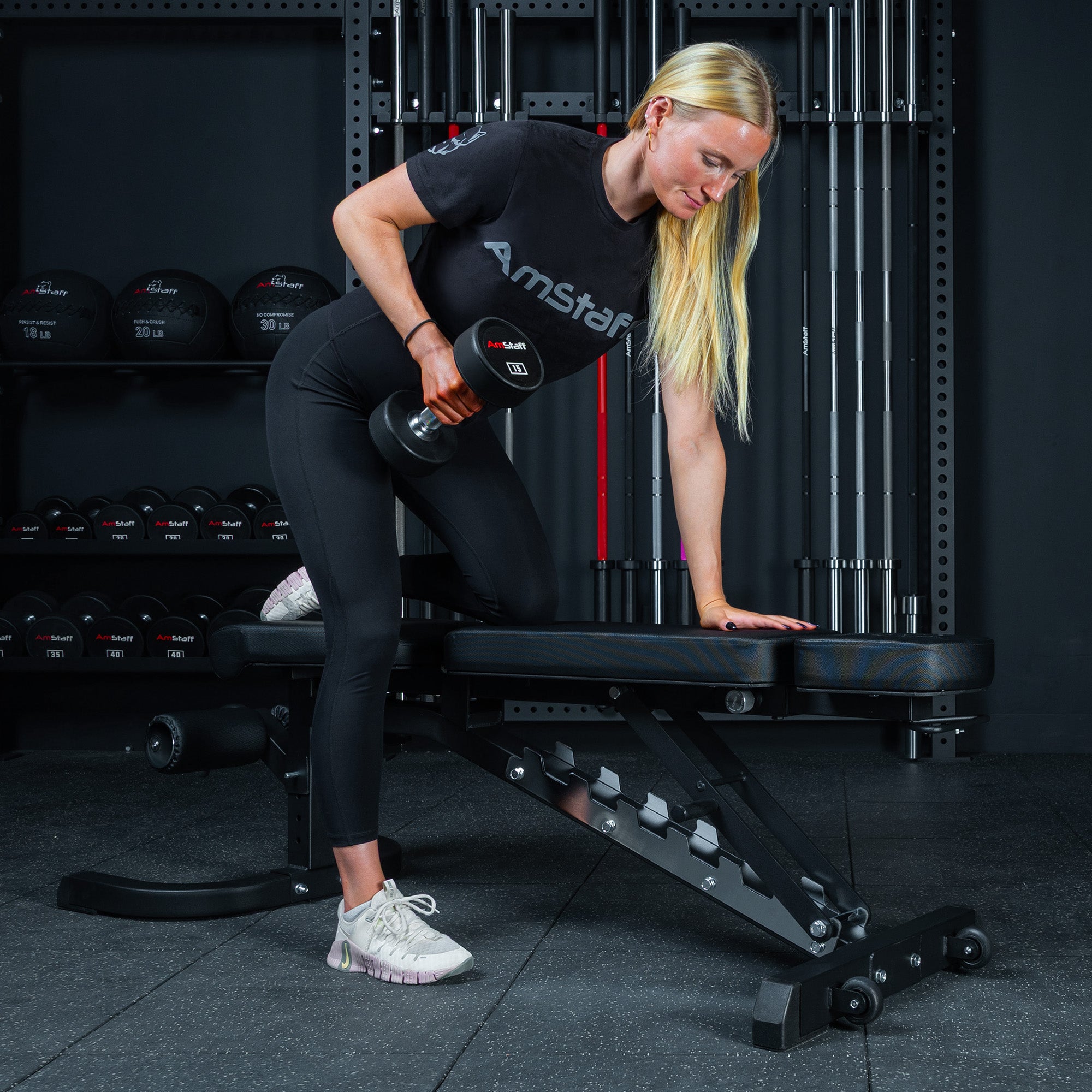 Banc réglable AmStaff Fitness AF-2200